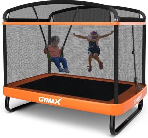 Our Honest Take on the GYMAX 2-in-1 Kids Trampoline Safety & Fun