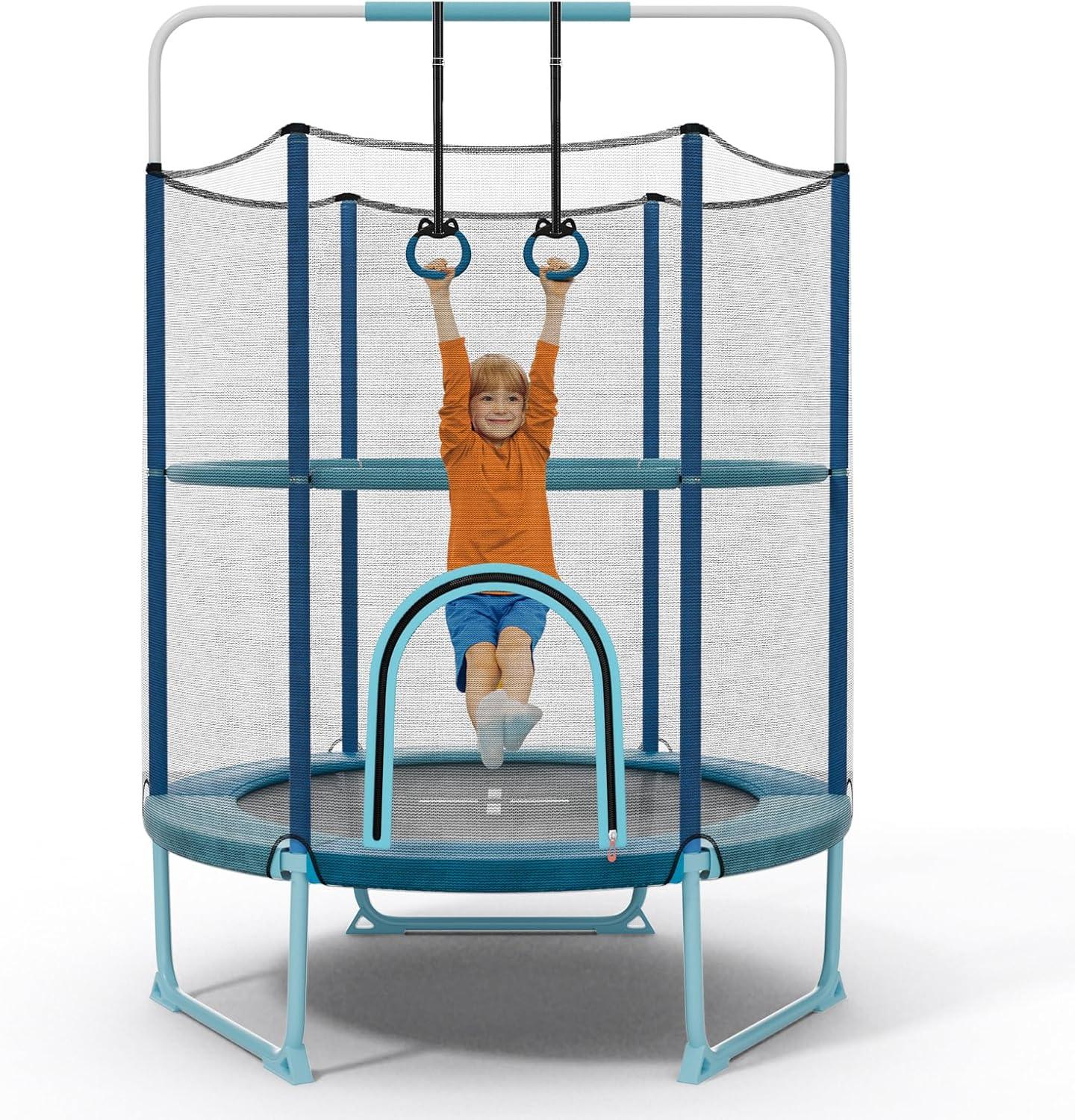 Why We Love the GYMAX 5FT Toddler Trampoline for Our Kids’ Fun