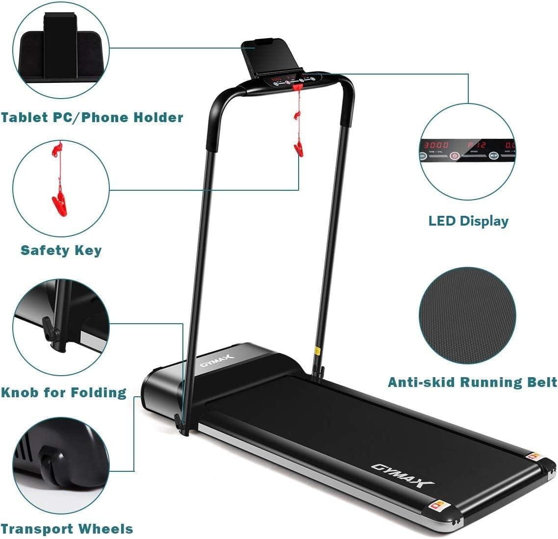 Our Take on the GYMAX Folding Treadmill: Slim, Smart, and Space-Saving