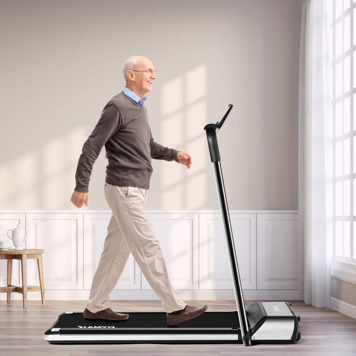 Our Take on the GYMAX Folding Treadmill: Slim, Smart, and Space-Saving