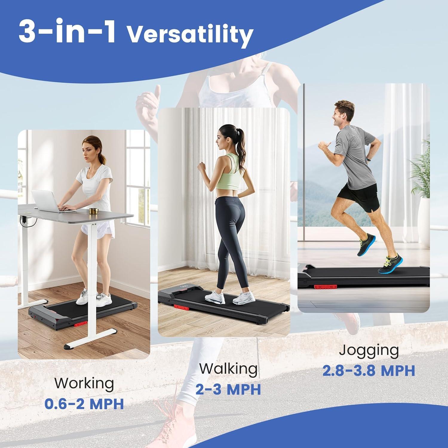 Why We Love the GYMAX 3-in-1 Under Desk Treadmill