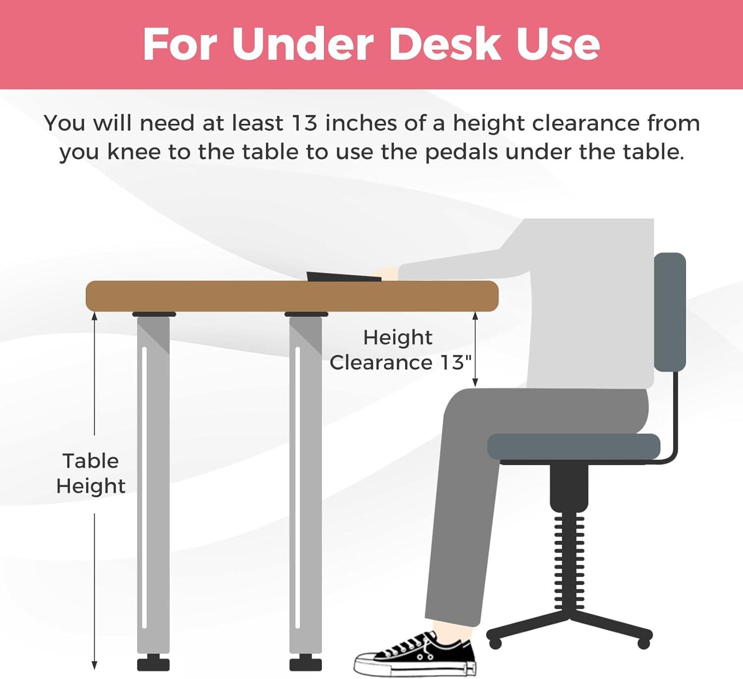 Our Experience with the GYMAX Under Desk Bike: Compact Fitness On-the-Go