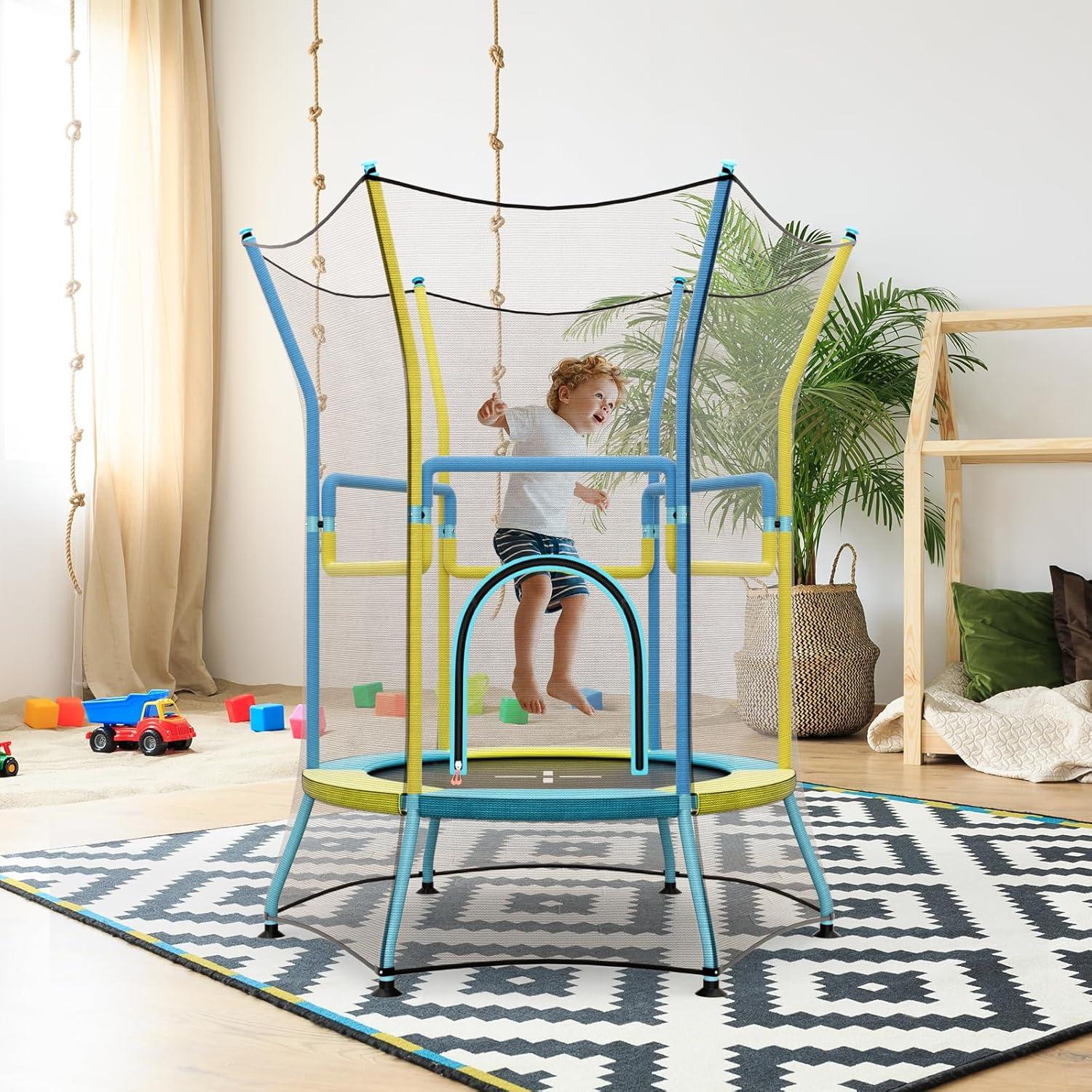 Why we Love the GYMAX Toddler Trampoline for Our Kids’ Fun