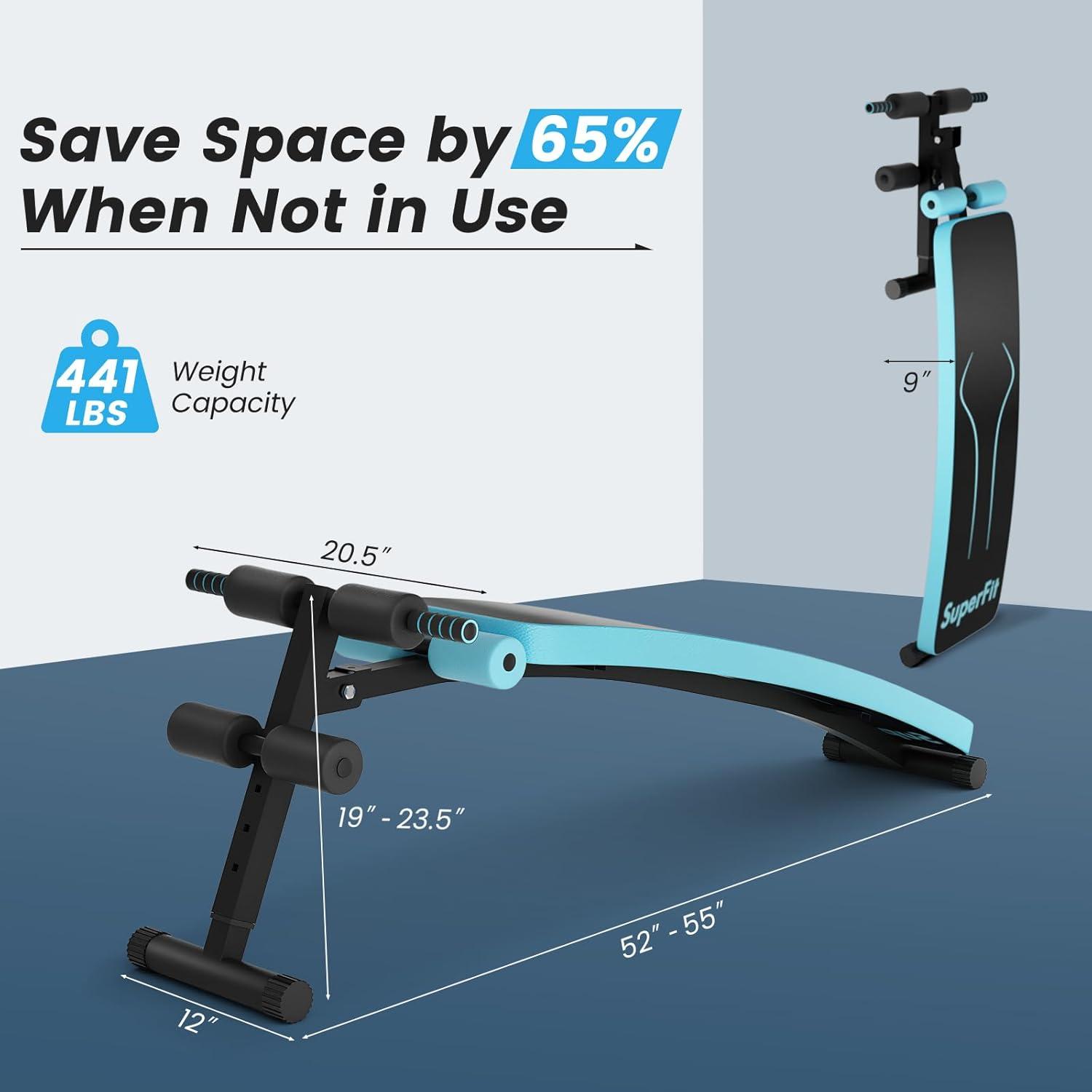Our Take on the GYMAX Sit-Up Bench: Stability Meets Versatility